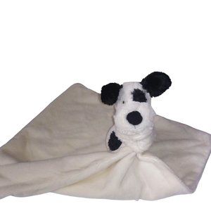 Jellycat Bashful Puppy White Stuffed Dog Cream Lovey Baby Security Blanket